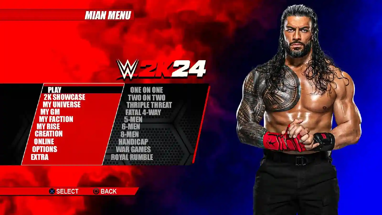 WWE 2K24 Oyuncu Profili
