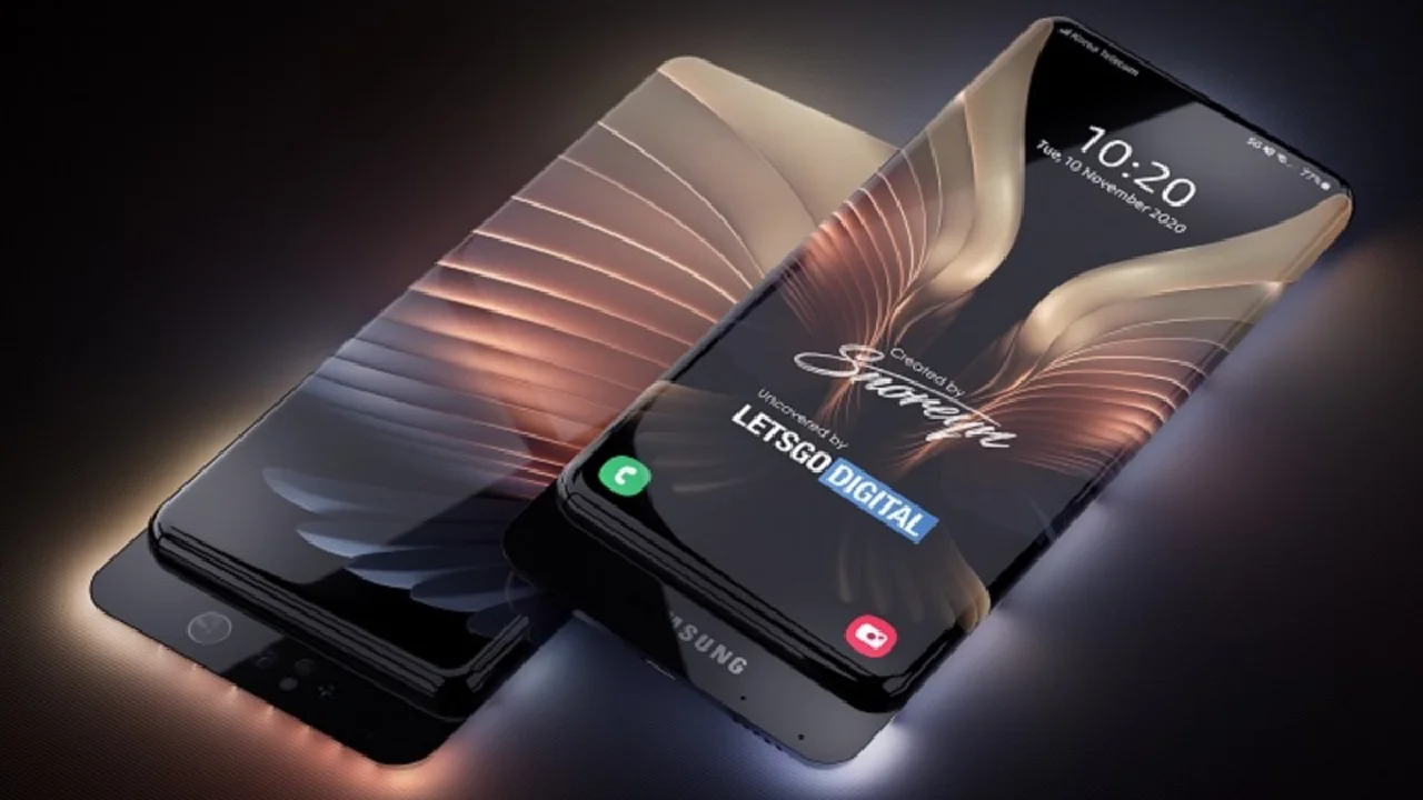 Samsung Şeffaf Ekran Yuvarlanabilir Telefon